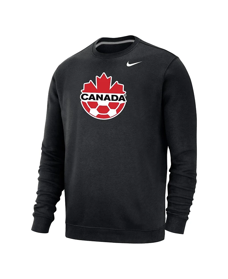 Men's Nike Black Canada Soccer Fleece Pullover Sweatshirt