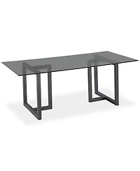 Emila Rectangular Glass Dining Table, Created for Macy's