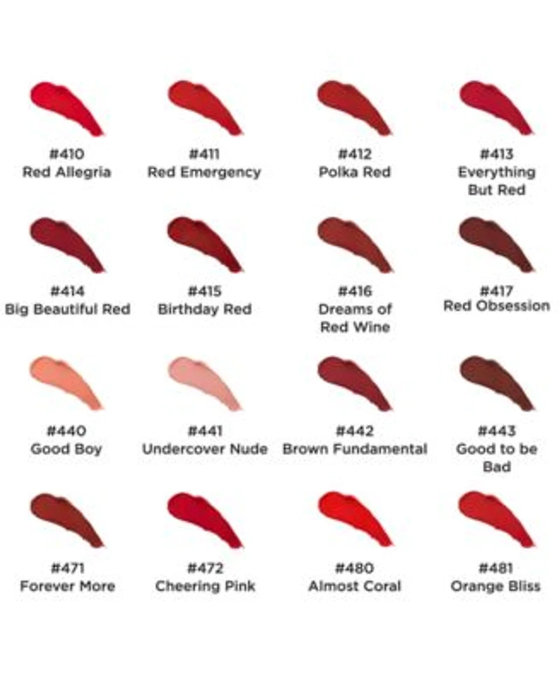 Fabulous Kiss Matte Lipstick Collection Created For Macys