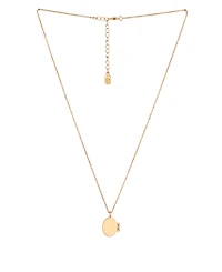 Charged Stone Locket Necklace