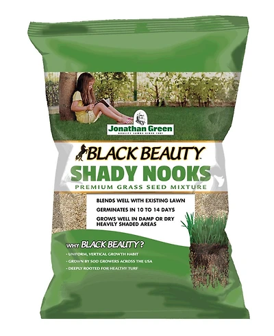 Jonathan Green (#11959) Black Beauty Shady Nooks Grass Seed - 7lb bag