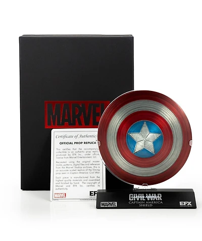 Marvel Civil War Collectibles Captain America Die Cast Shield Replica, 1:6 Scale Replica (4 inches)