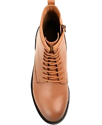 Journee Signature Women's Natara Lace Up Combat Booties