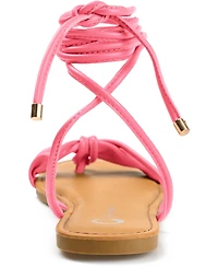 Journee Collection Women's Jiyrie Tie-Up Sandal