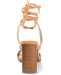 Journee Collection Women's Adalee Tie-Up Sandals