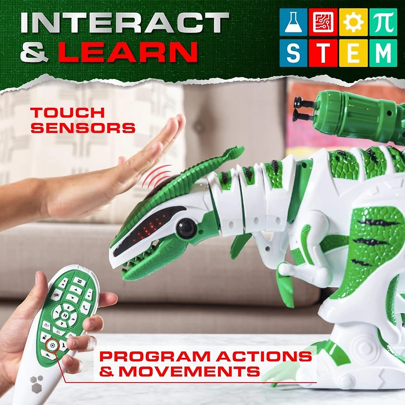 Power Your Fun Intellisaur Remote Control Dinosaur Robot for Kids