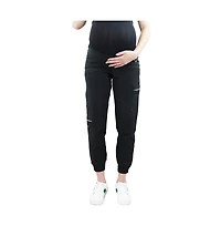 Indigo Poppy Maternity Black Cargo Jogger Pant