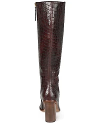 Journee Signature Women's Tamori Stacked Heel Knee High Boots