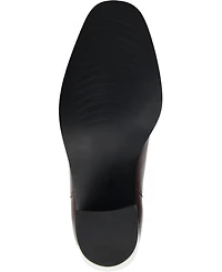 Journee Signature Women's Rowann Block Heel Chelsea Booties