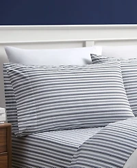 Nautica Coleridge Stripe Cotton Percale -Piece Sheet Set