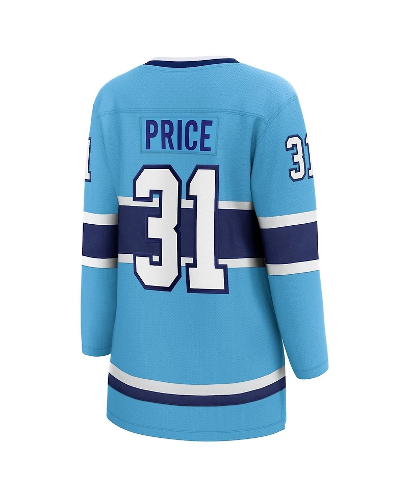 Women's Fanatics Carey Price Light Blue Montreal Canadiens Special Edition 2.0 Breakaway Player Jersey