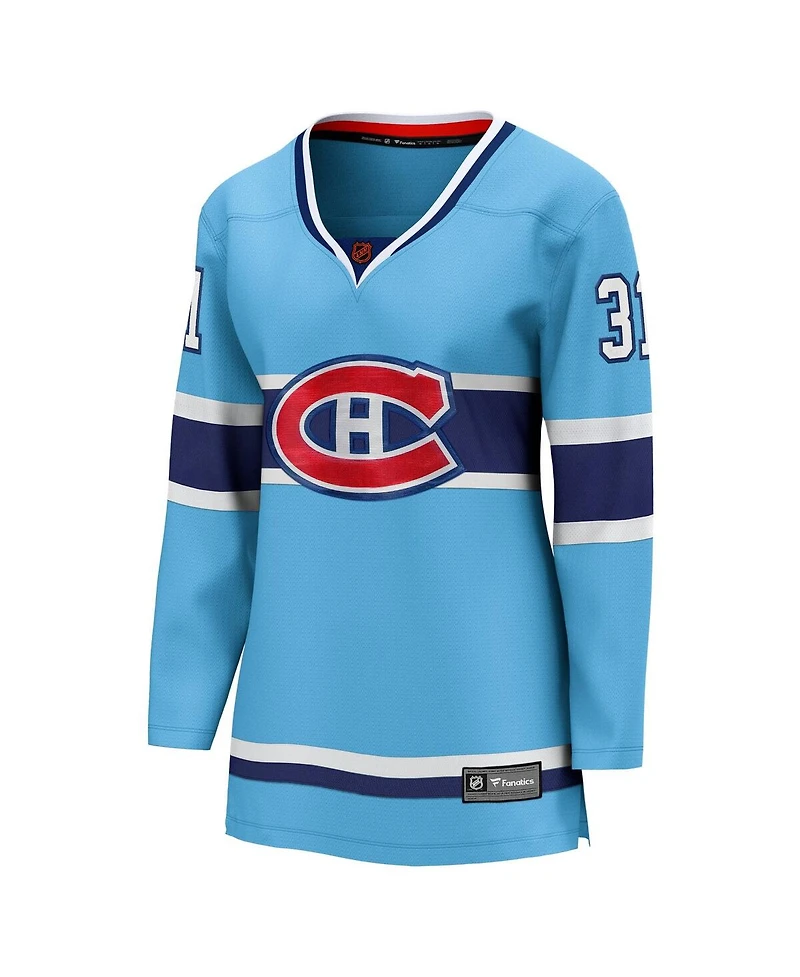 Women's Fanatics Carey Price Light Blue Montreal Canadiens Special Edition 2.0 Breakaway Player Jersey