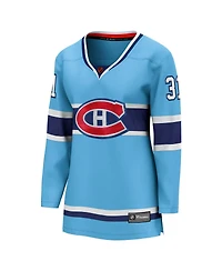Women's Fanatics Carey Price Light Blue Montreal Canadiens Special Edition 2.0 Breakaway Player Jersey