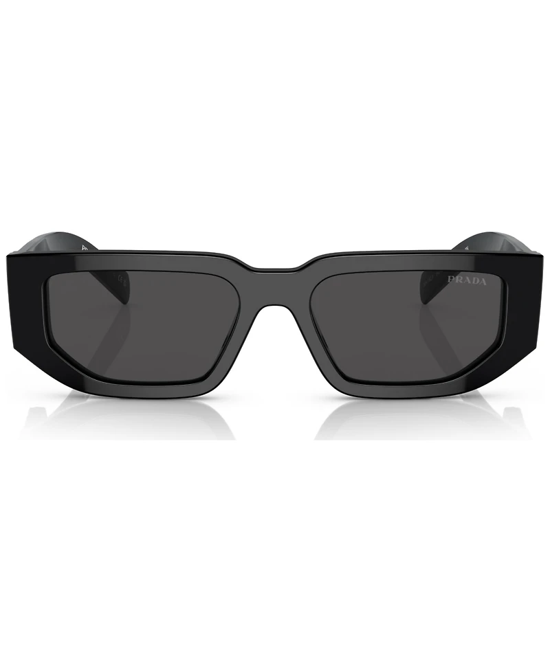 Prada Symbole Rectangular Men's Sunglasses, Pr 09ZSF