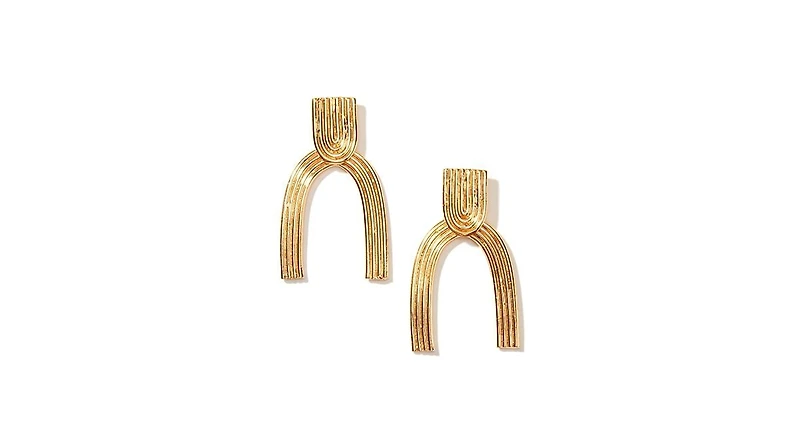 Nectar Nectar New York Arc Stud Drop Earrings
