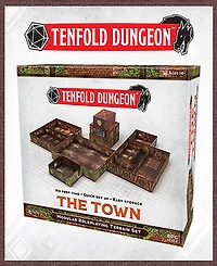 Gale Force Nine Tenfold Dungeon the Town Modular Roleplaying Terrain Set 5e Role Playing Game Adventure