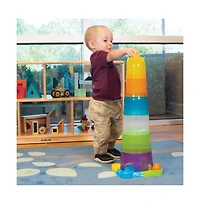 Edushape Toddler Stack and Ball Drop Transparent Ball Tower