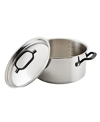 KitchenAid 5-Ply Clad Stainless Steel 6 Quart Induction Stockpot with Lid