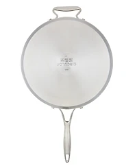 Circulon Stainless Steel 5 Quart Induction Saute Pan with Lid and Steelshield Hybrid Stainless and Non-stick Technology