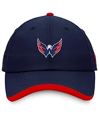 Men's Fanatics Navy Washington Capitals Authentic Pro Rink Pinnacle Adjustable Hat