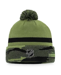 Men's Fanatics Camo Ottawa Senators Military-Inspired Appreciation Cuffed Knit Hat with Pom