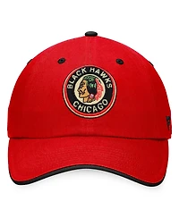 Men's Fanatics Red Chicago Blackhawks Original Six Adjustable Hat