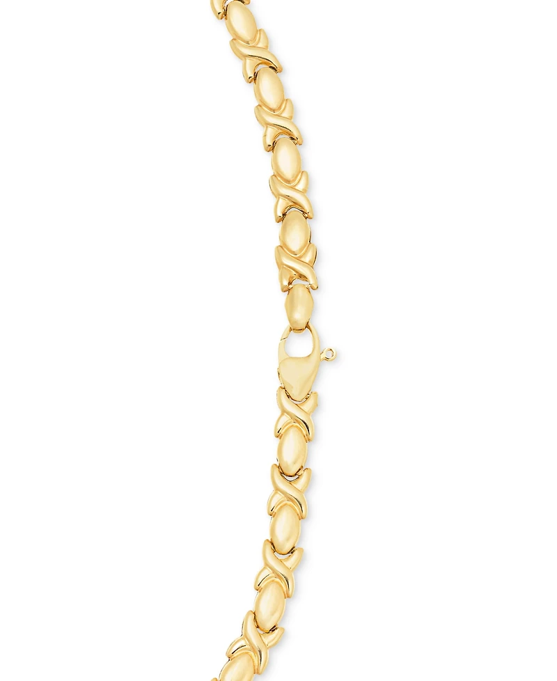 Cultured Freshwater Pearl (9mm) 18" Collar Necklace in 14k Gold-Plated Sterling Silver