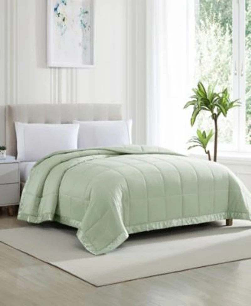 Royal Luxe Classic White Down Light Warmth Microfiber Blankets Exclusively At Macys