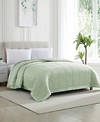 Royal Luxe Classic White Down Light Warmth Microfiber Blankets Exclusively At Macys