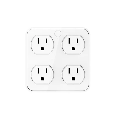 Smart WiFi Wall Tap Smart Plug (4 Outlets, 4 Usb Charging Ports)