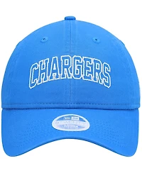 Women's New Era Powder Blue Los Angeles Chargers Collegiate 9TWENTY Adjustable Hat