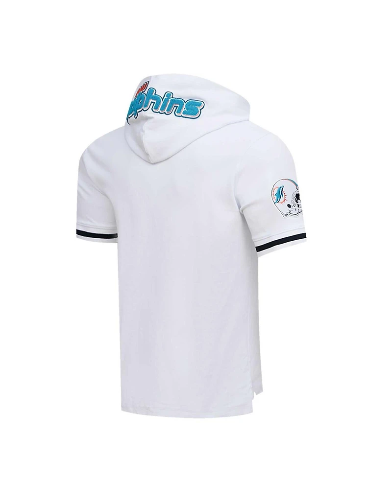 Men's Pro Standard Tyreek Hill White Miami Dolphins Player Name and Number Hoodie T-shirt