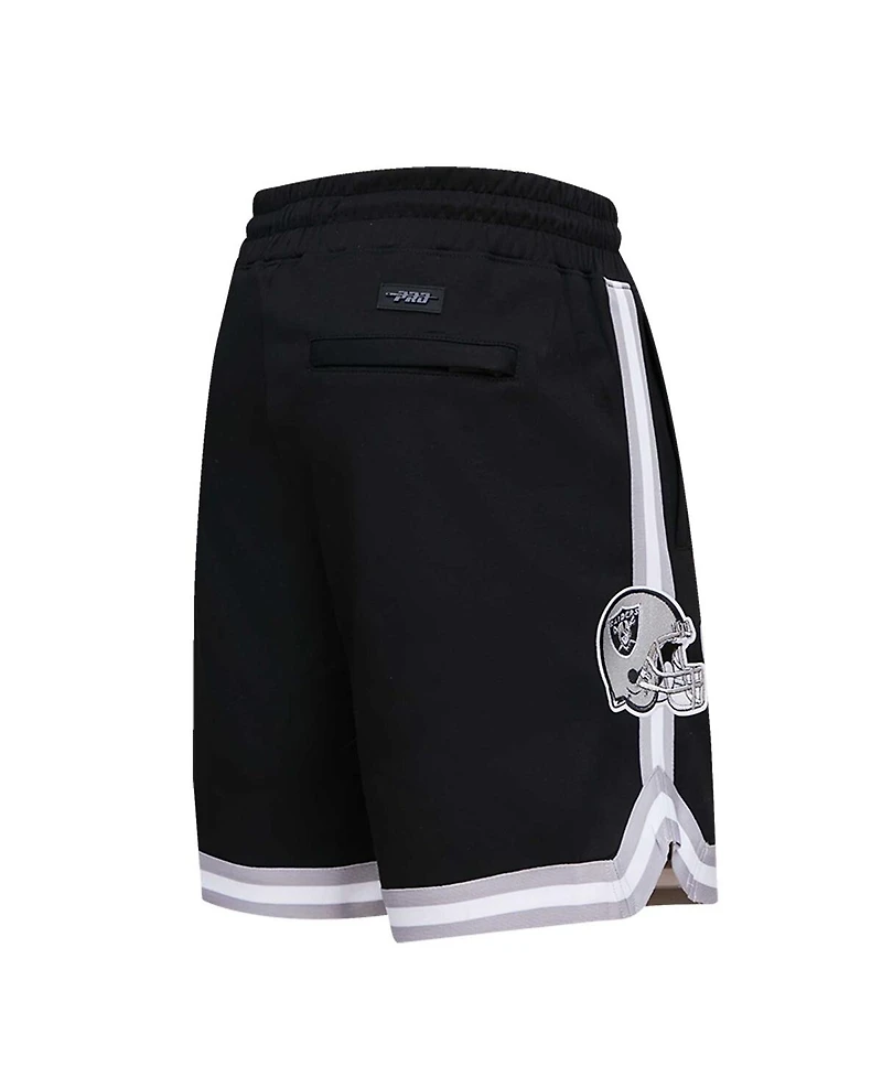 Men's Pro Standard Davante Adams Black Las Vegas Raiders Player Name and Number Shorts