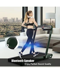 Costway 4.75HP 2 1 Folding Treadmill