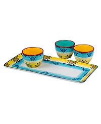 Euro Ceramica Zanzibar Appetizer Serving Set