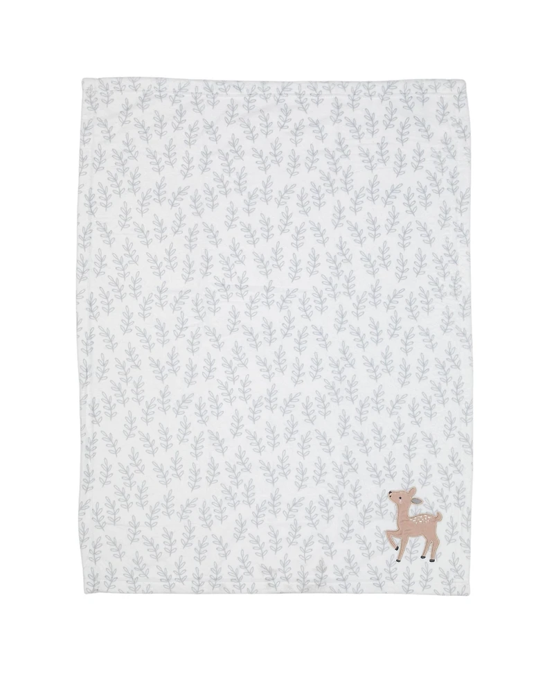 Bedtime Originals Deer Park Gray Baby Blanket