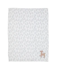 Bedtime Originals Deer Park Gray Baby Blanket