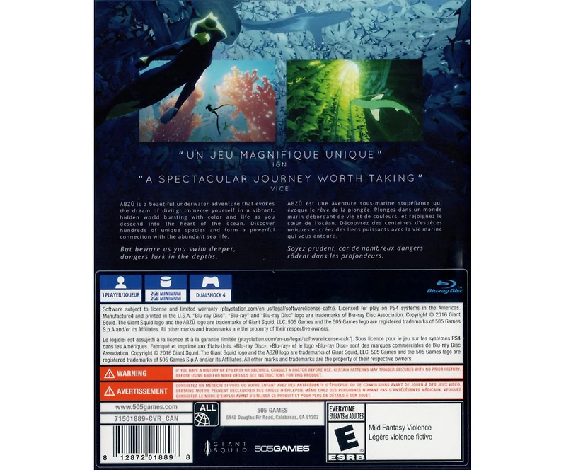 505 Games Abzu - PlayStation 4