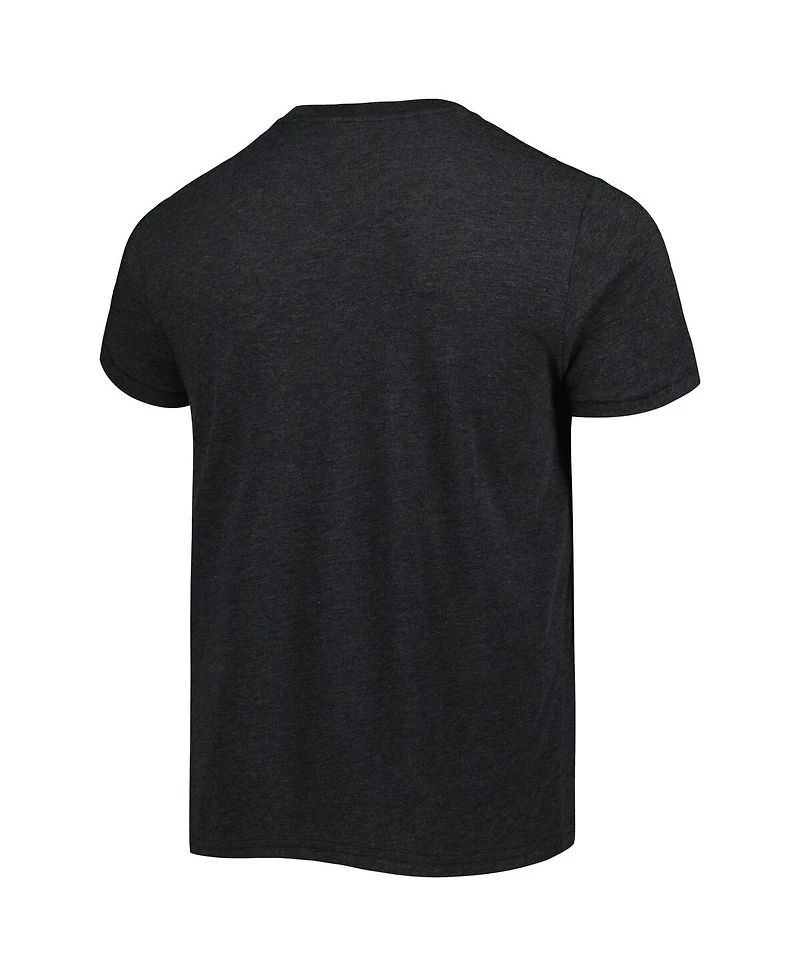 Men's Homage Charcoal Pittsburgh Steelers Hyper Local Tri-Blend T-shirt
