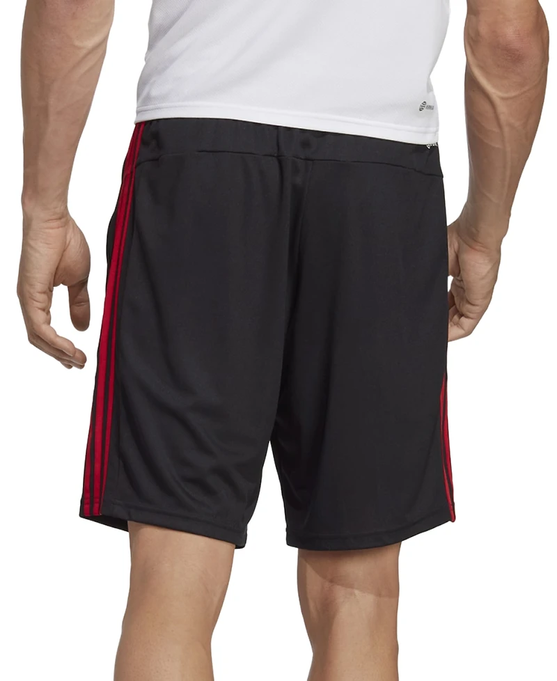 adidas Men's Train Essentials Classic-Fit Aeroready 3-Stripes 10" Training Shorts