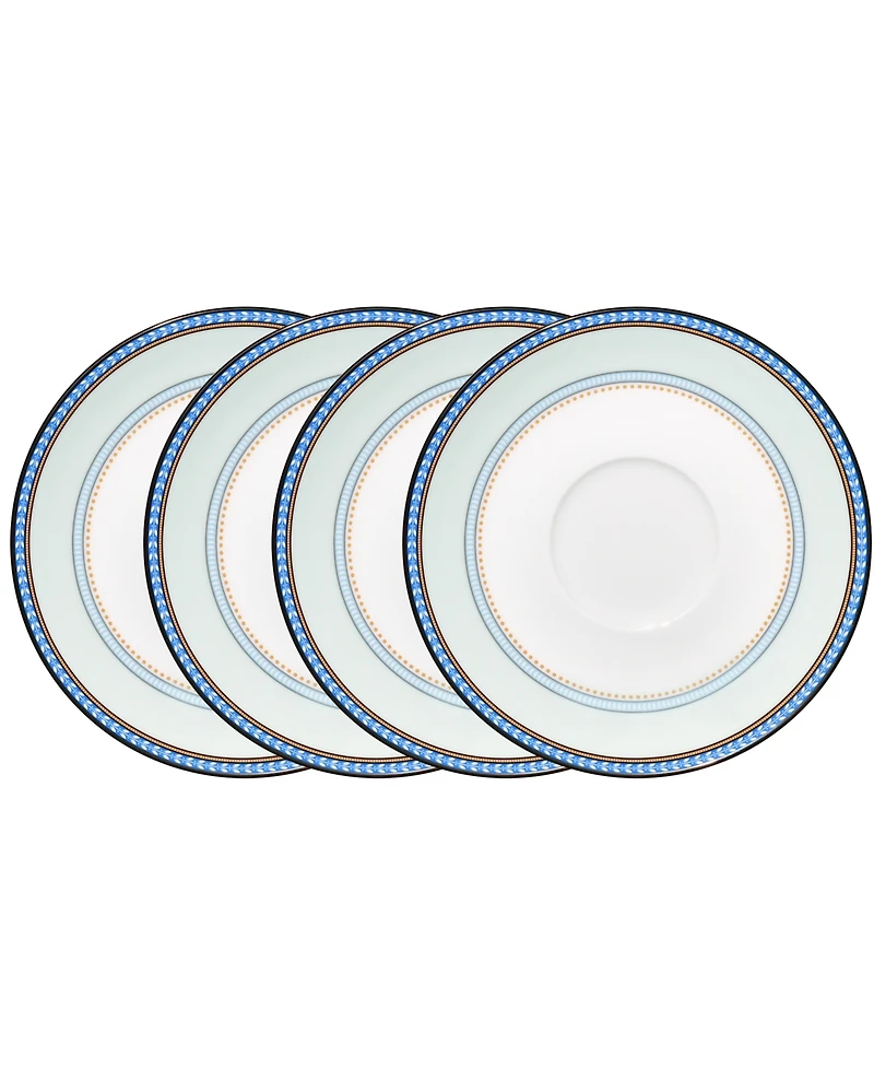 Noritake Menorca Palace Set Of 4 Saucers 6"