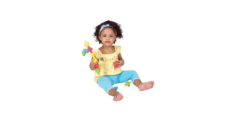 Kaplan Early Learning Baby Connects Happy Face Connecting Balls - 36 Pieces