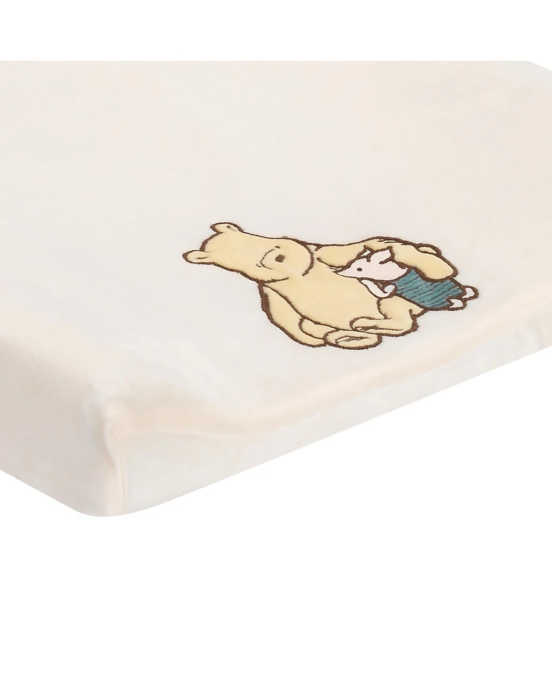Lambs & Ivy Disney Baby Storytime Pooh Soft Creamy White Changing Pad Cover