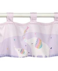 Bedtime Originals Elephant Dreams Nursery/Child Light Pink Window Valance