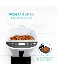 Arf Pets Automatic Pet Feeder, Food Dispenser for Dogs with Timer