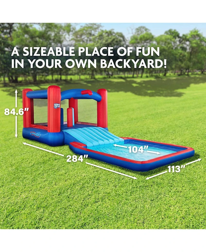 Sunny & Fun Inflatable Water Slide