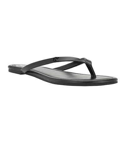 Calvin Klein Women's Crude Flat Thong Sandals