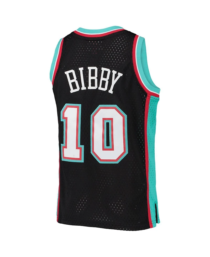 Big Boys Mitchell & Ness Mike Bibby Black Vancouver Grizzlies 2000-01 Hardwood Classics Swingman Jersey