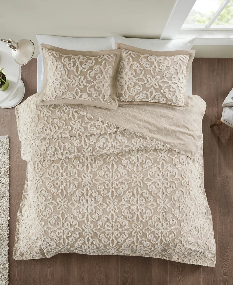 Madison Park Sabrina Tufted Chenille 3-Pc. Bedspread Set, Full/Queen