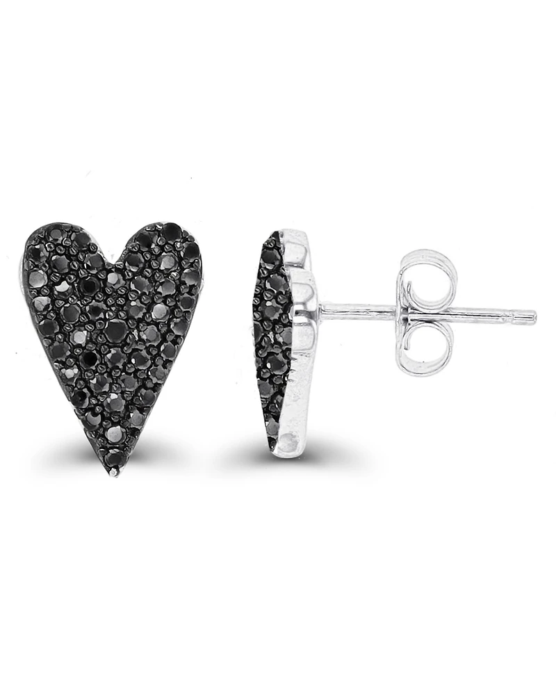 Macy's Cubic Zirconia Stud Earrings (1 ct. t.w.) in Sterling Silver